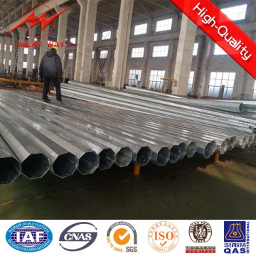 Steel Round Pole Price with Electric Pole Parts